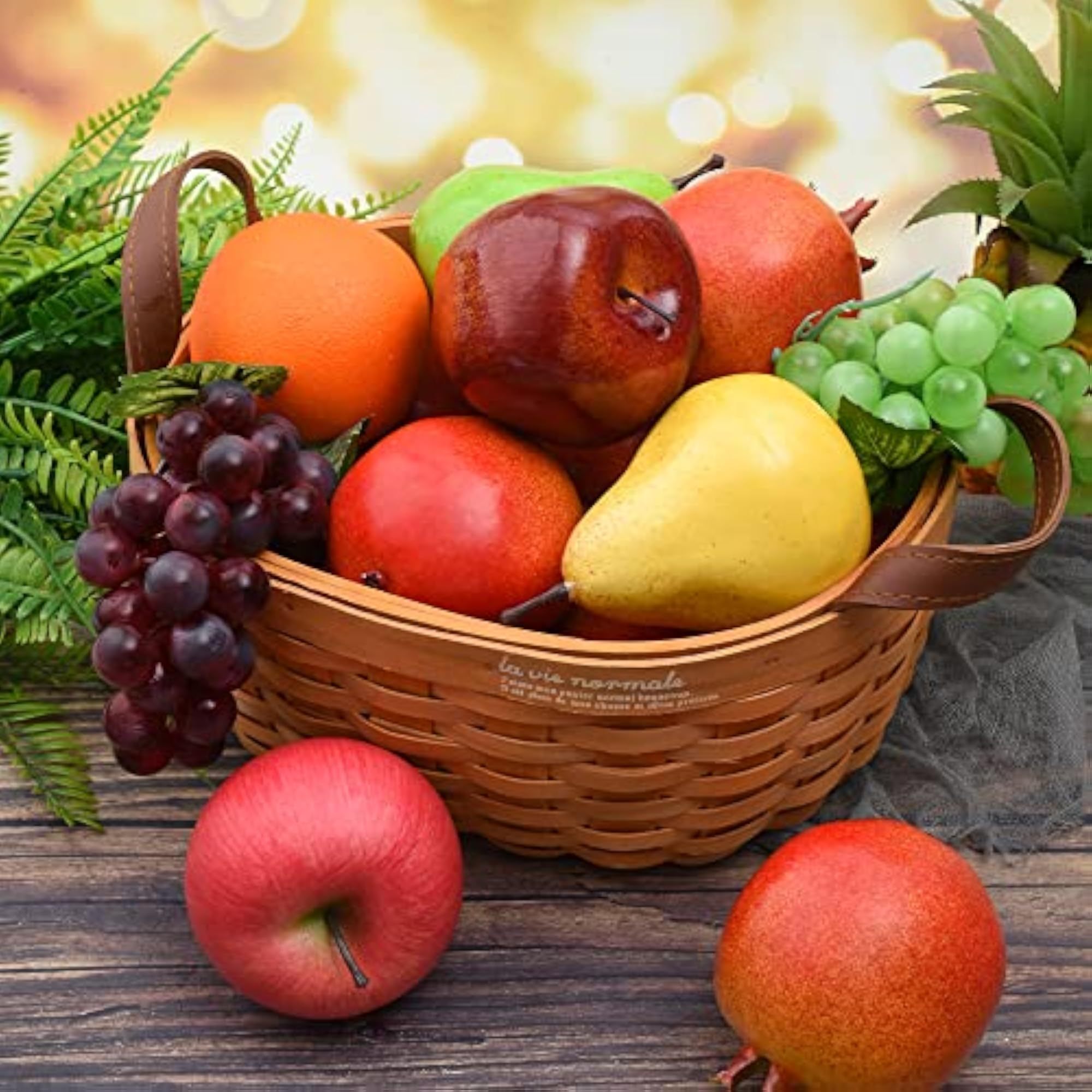 Artificial Fruits Pack for Home Decor Simulation Fruit Set